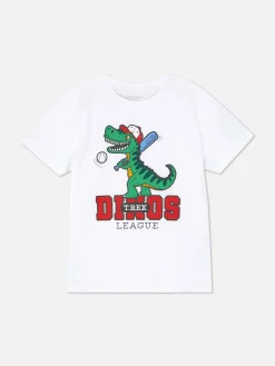 T-shirt Met Korte Mouwen En Print