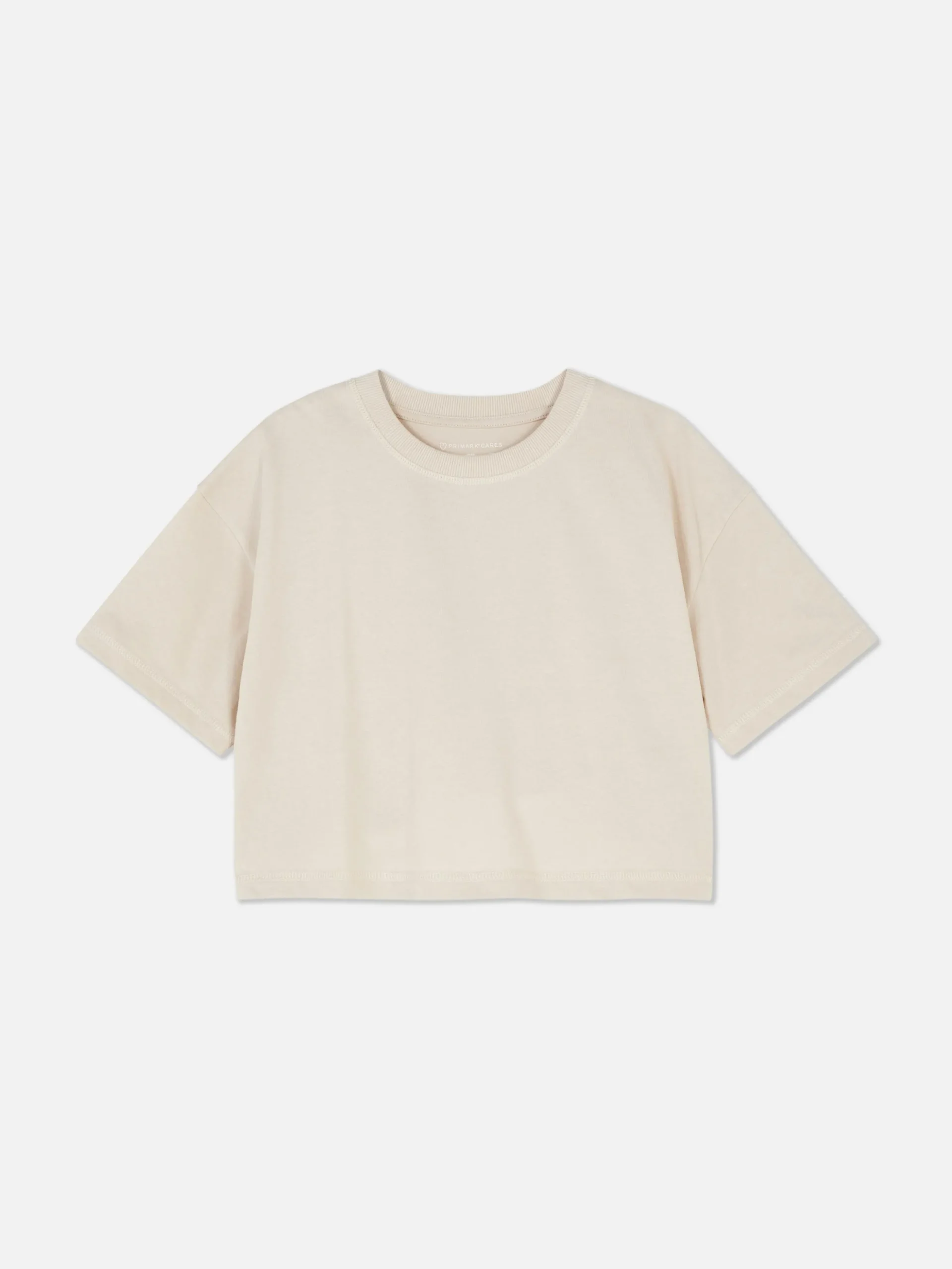 T-shirt Met Korte Mouwen En Ronde Hals