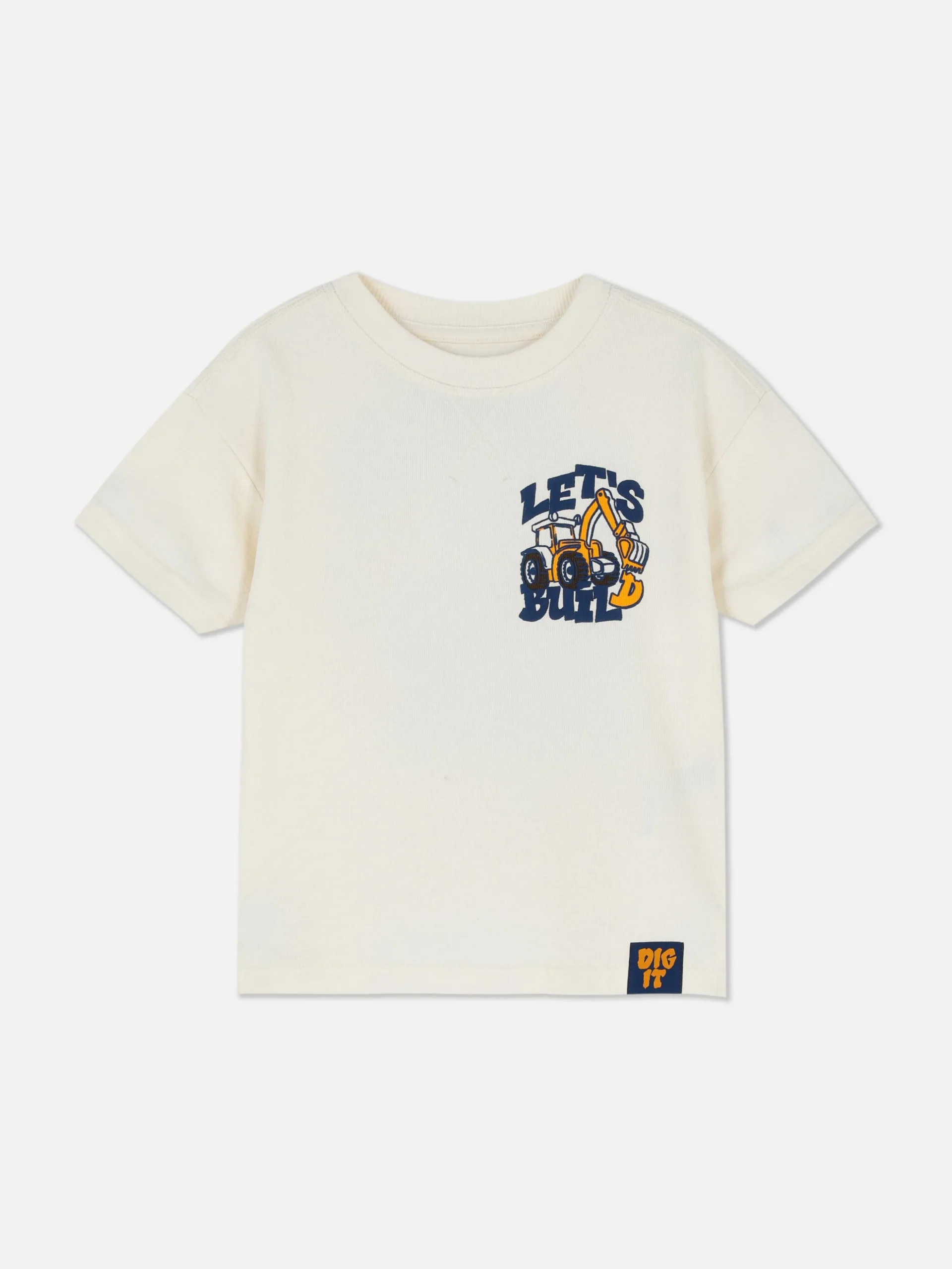 T-shirt Met Korte Mouwen En Print Van Graafmachine