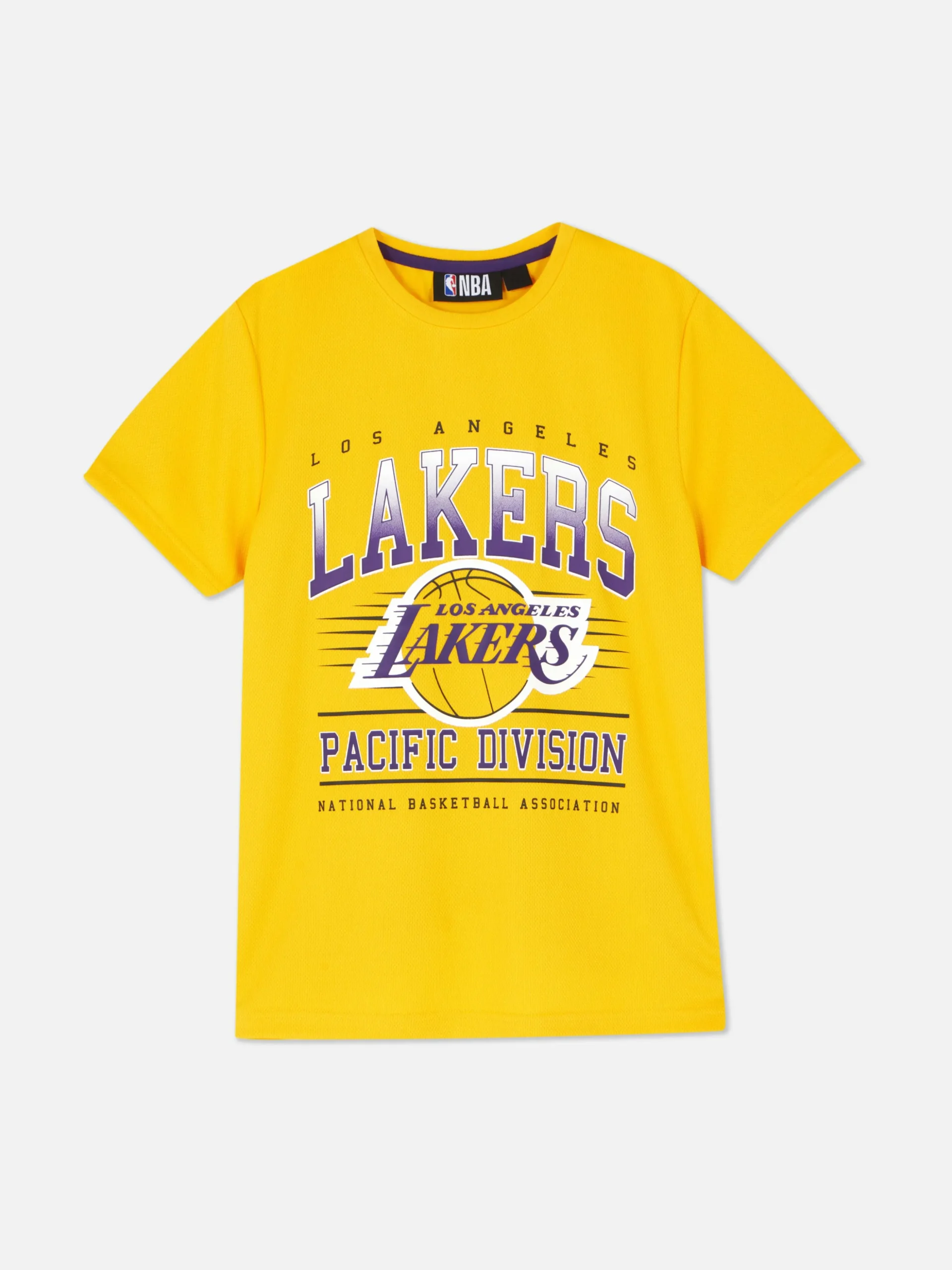 T-shirt Met Korte Mouwen NBA Los Angeles Lakers