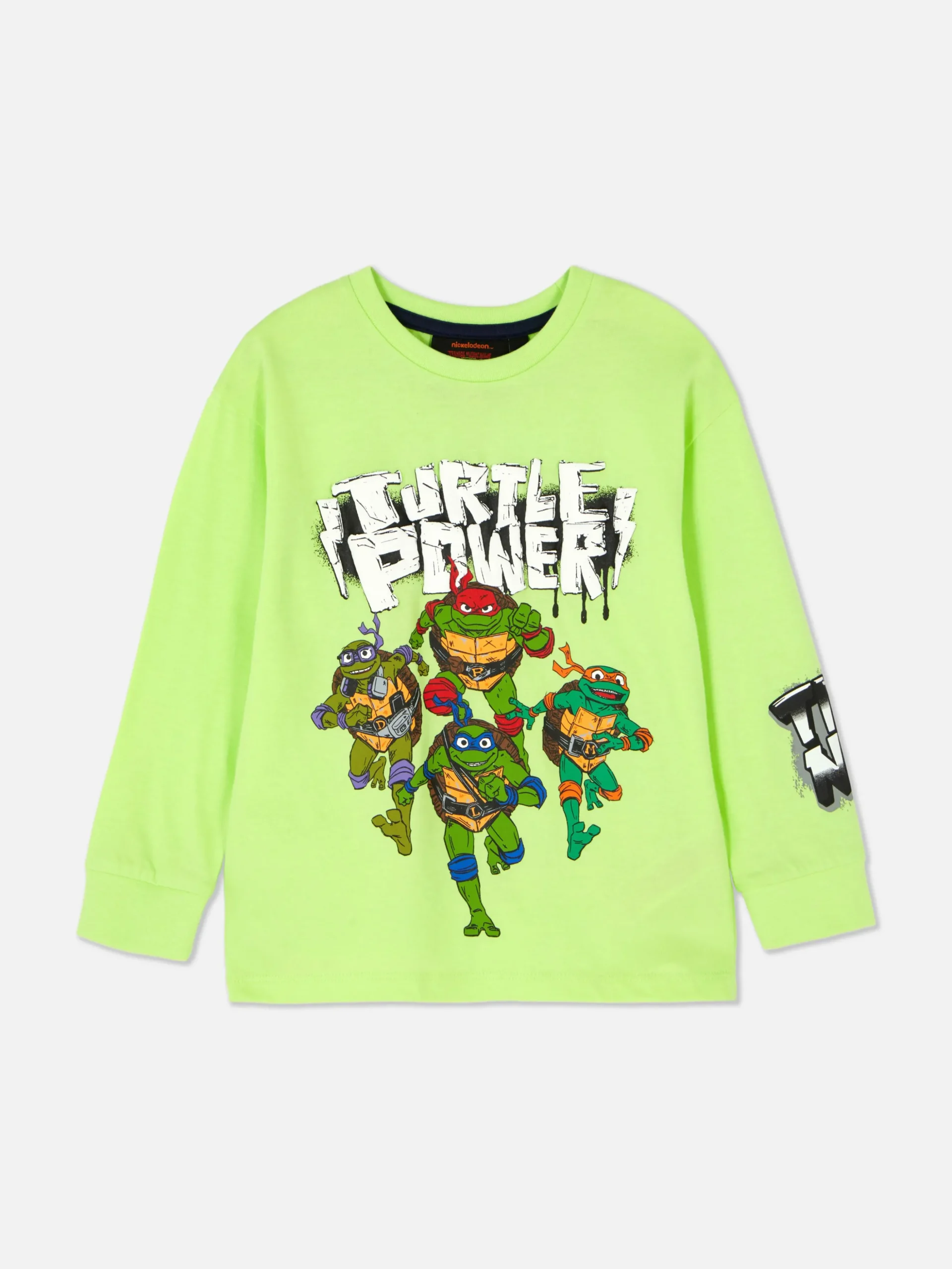 T-shirt Met Lange Mouwen En Print Teenage Mutant Ninja Turtles