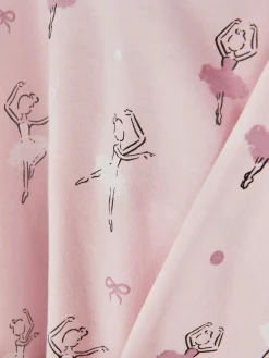 T-shirt Met Lange Mouwen En Balletprint