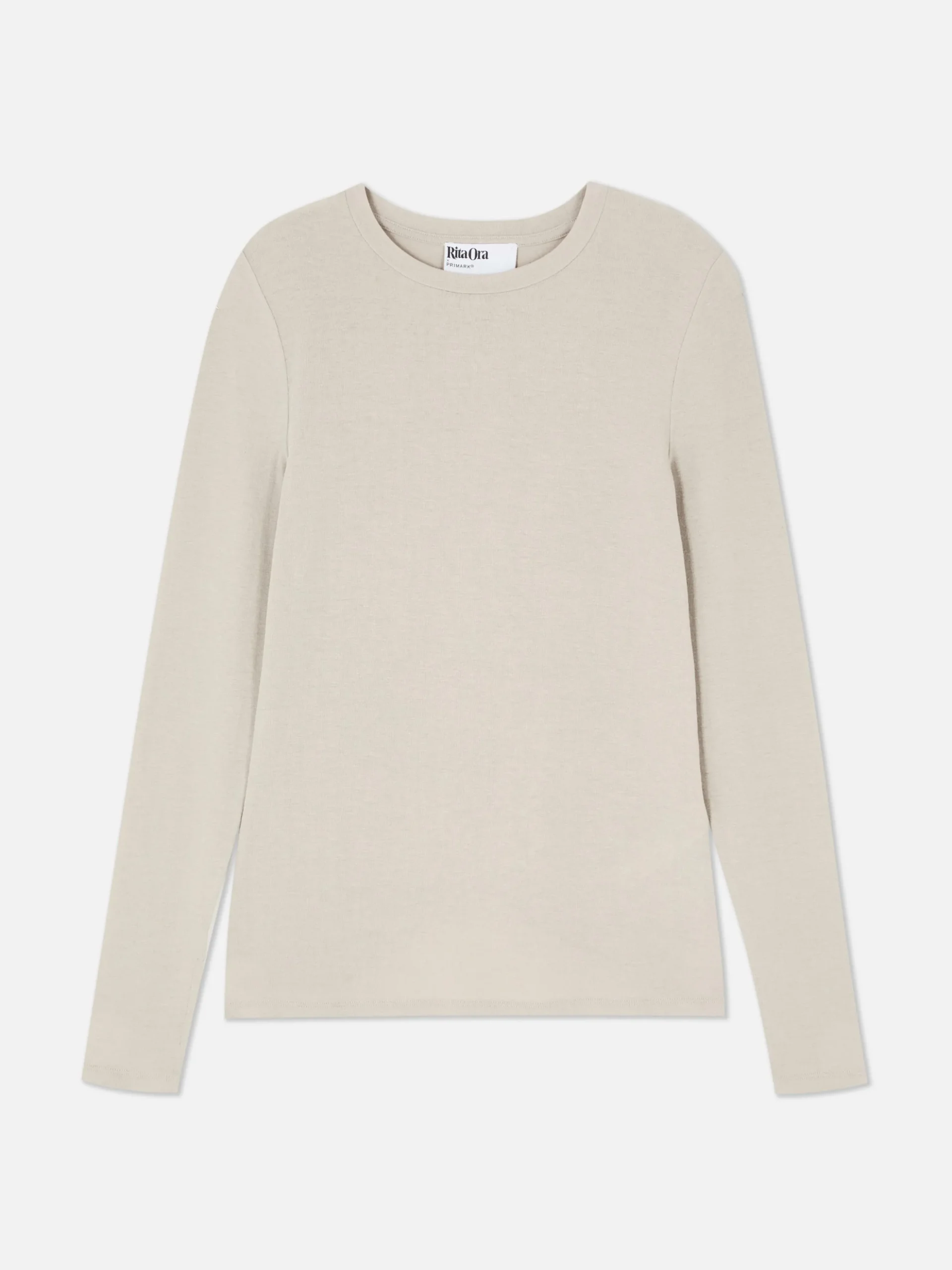 T-shirt Met Lange Mouwen En Stretch Rita Ora