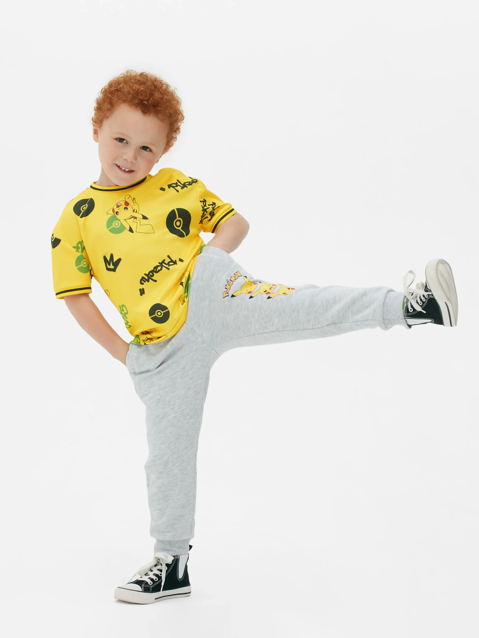T-shirt Met Pokémon Pikachu-print