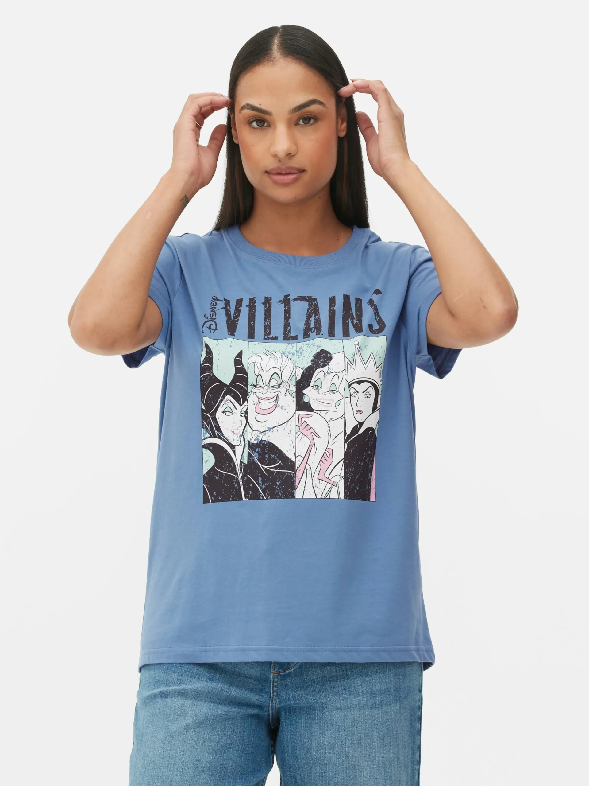 T-shirt Met Print Disney's Villains