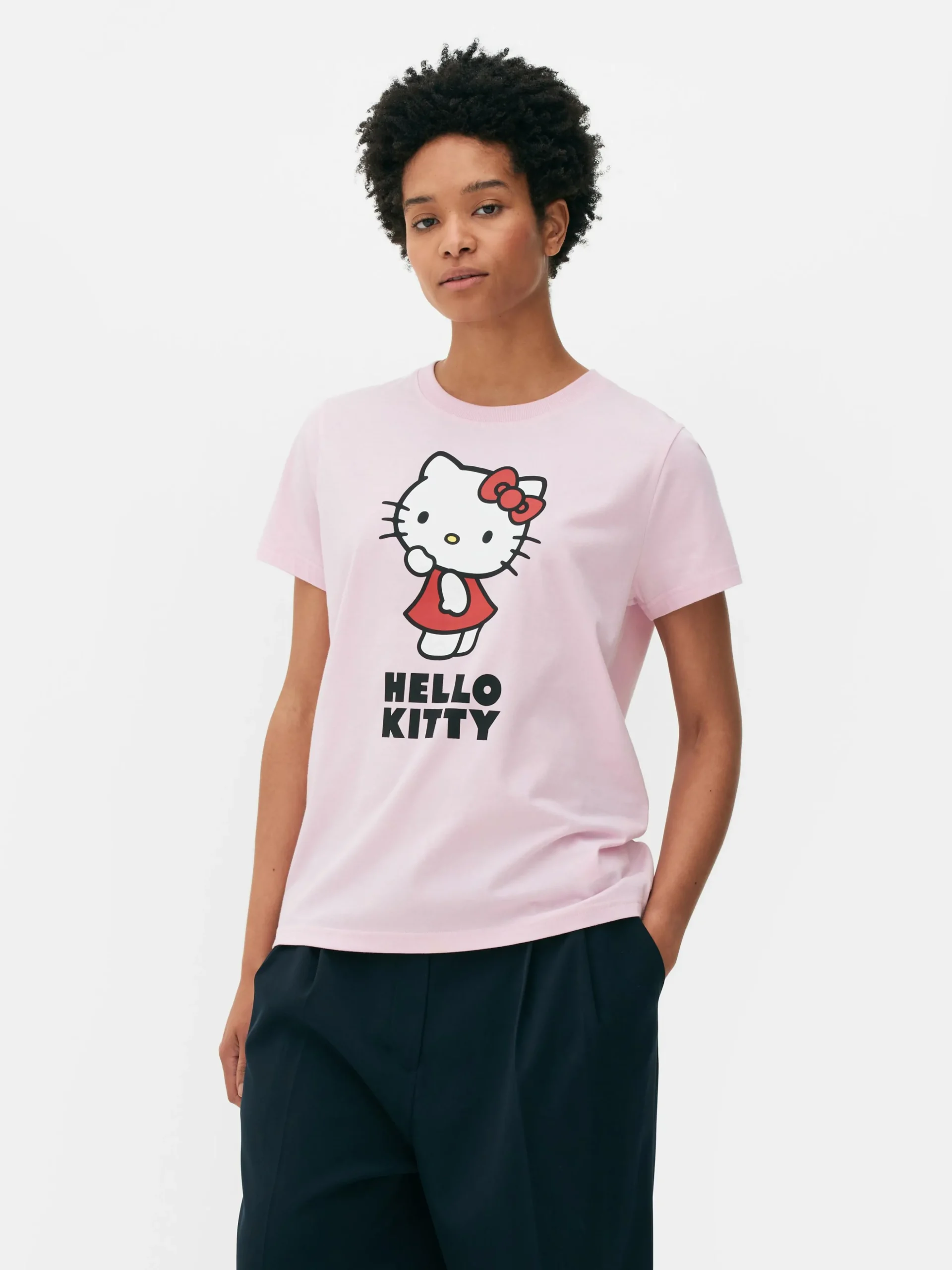 T-shirt Met Print Hello Kitty