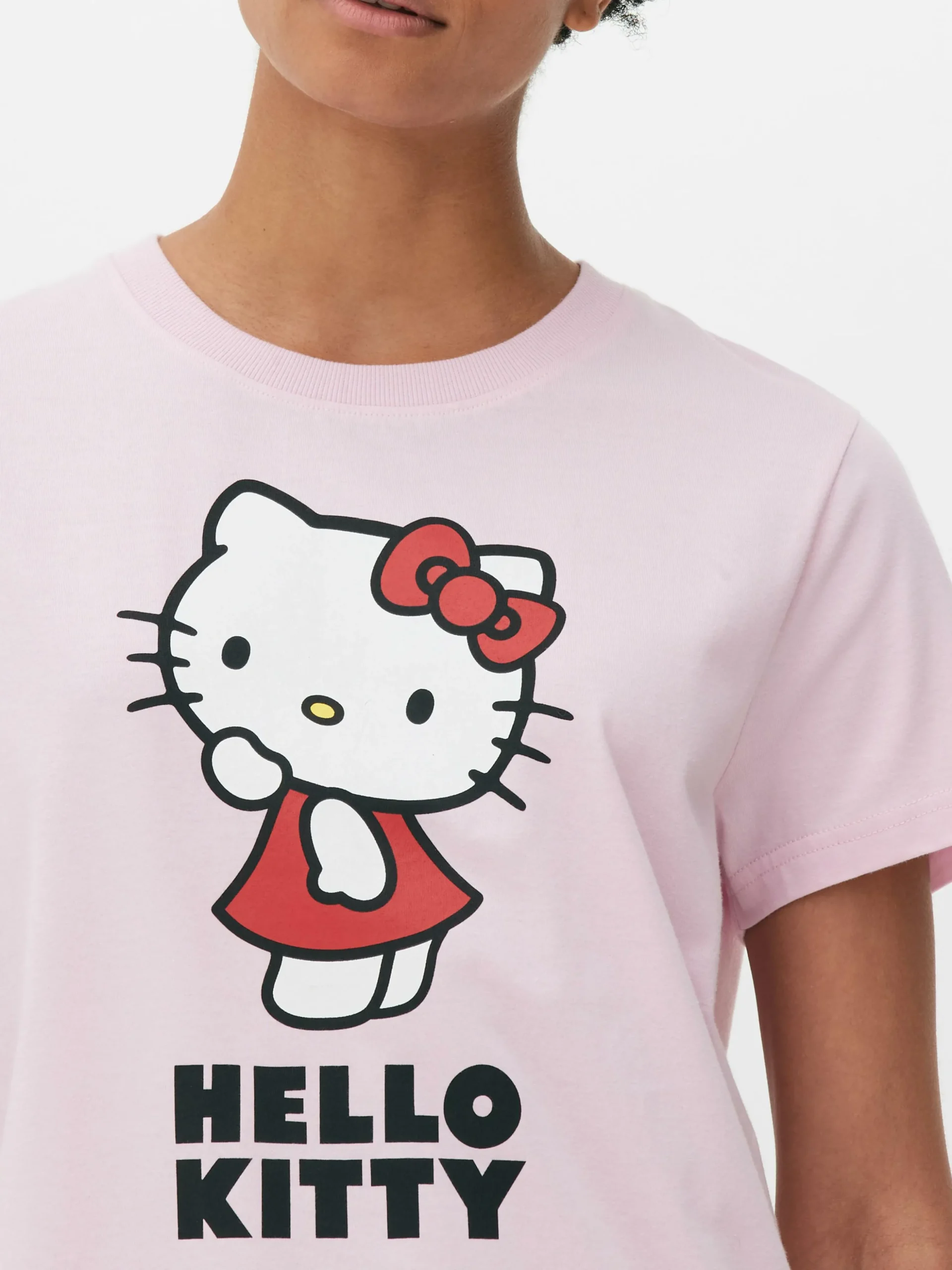 T-shirt Met Print Hello Kitty