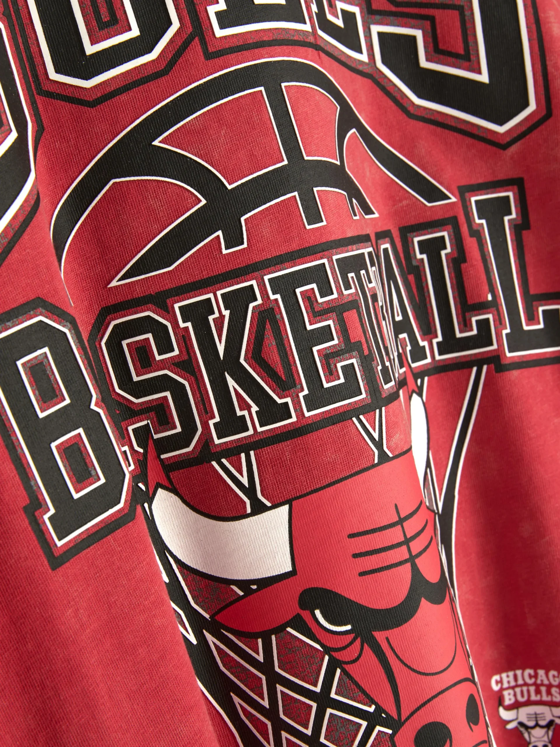 T-shirt Met Print NBA Chicago Bulls