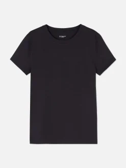 T-shirt Met Ronde Hals En Stretch