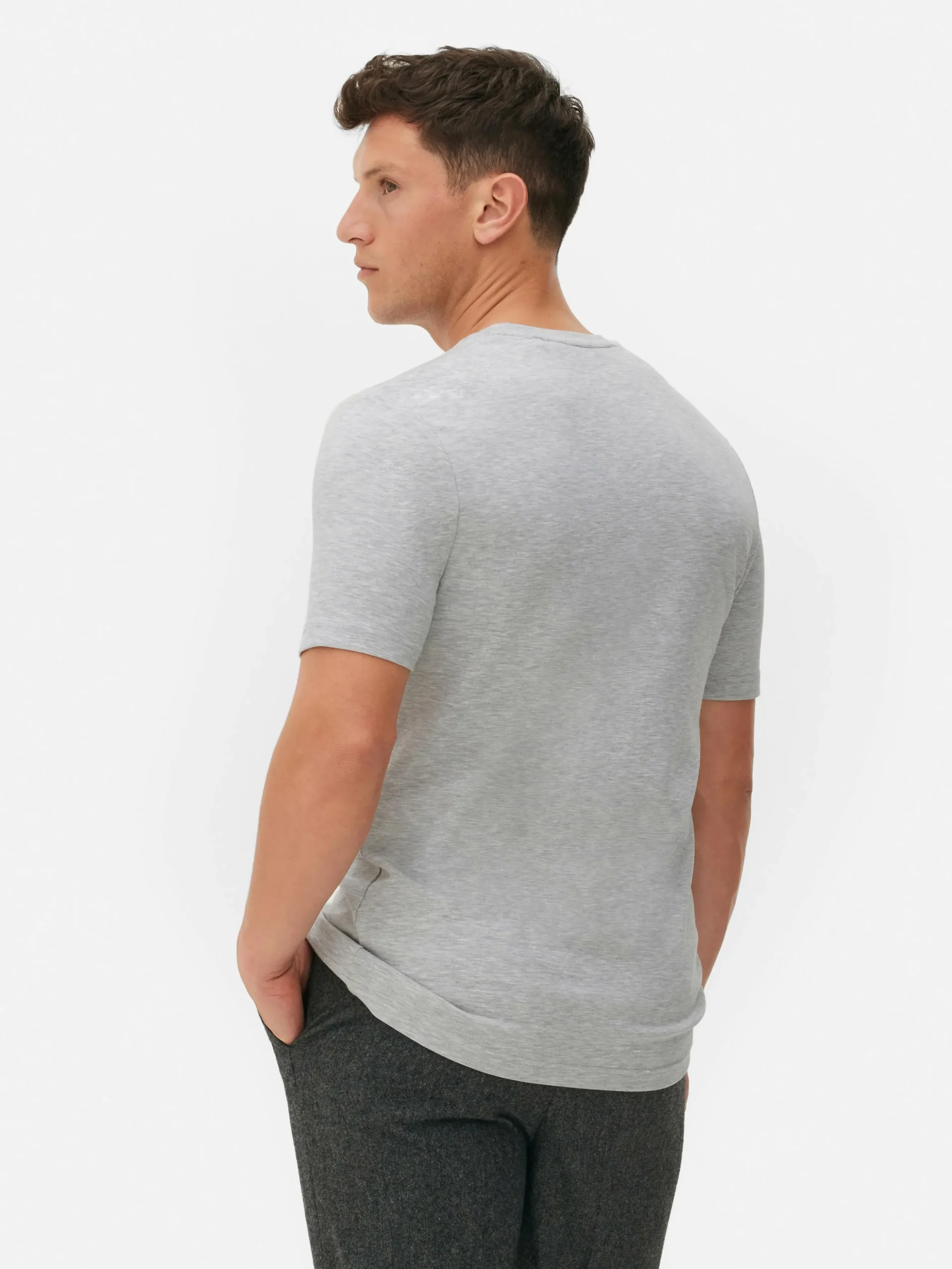 T-shirt Met Ronde Hals Kem