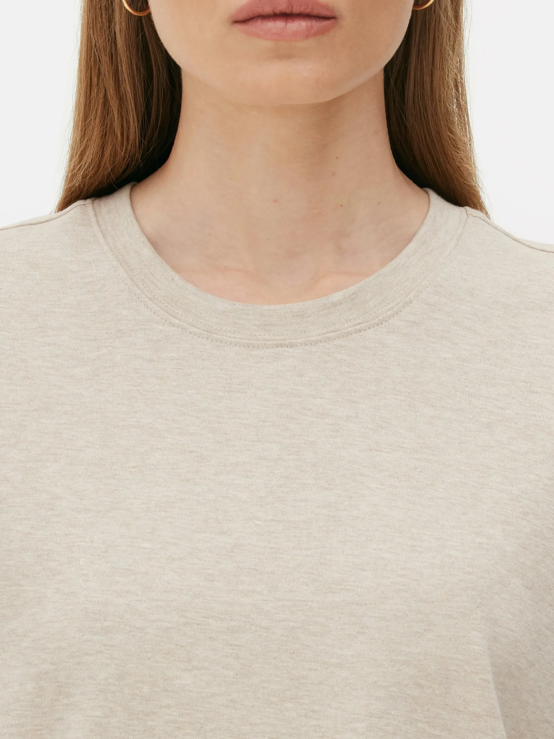 T-shirt Met Ronde Hals The Edit