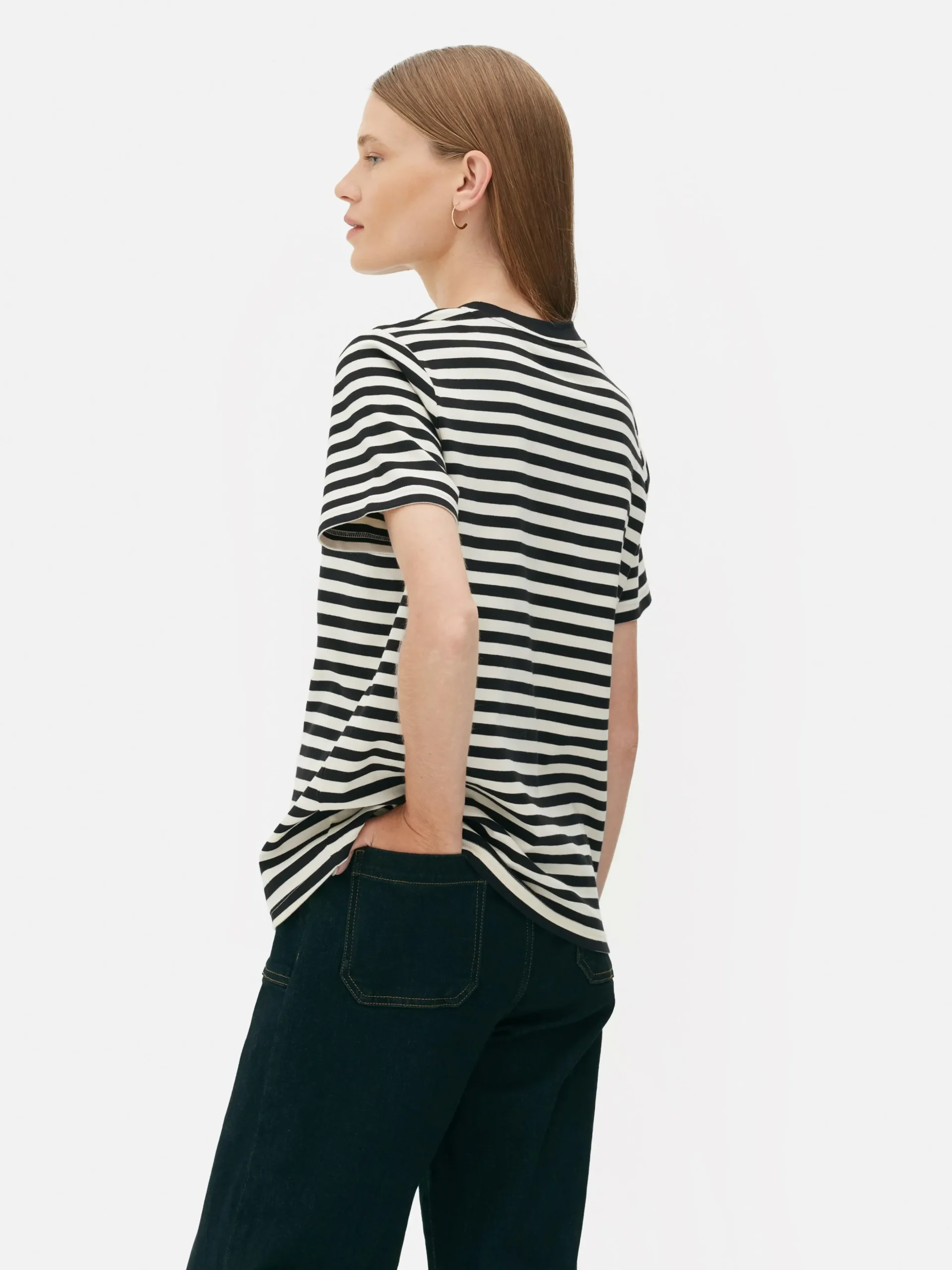 T-shirt Met Ronde Hals The Edit