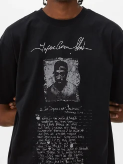 T-shirt Met Tekstprint Tupac