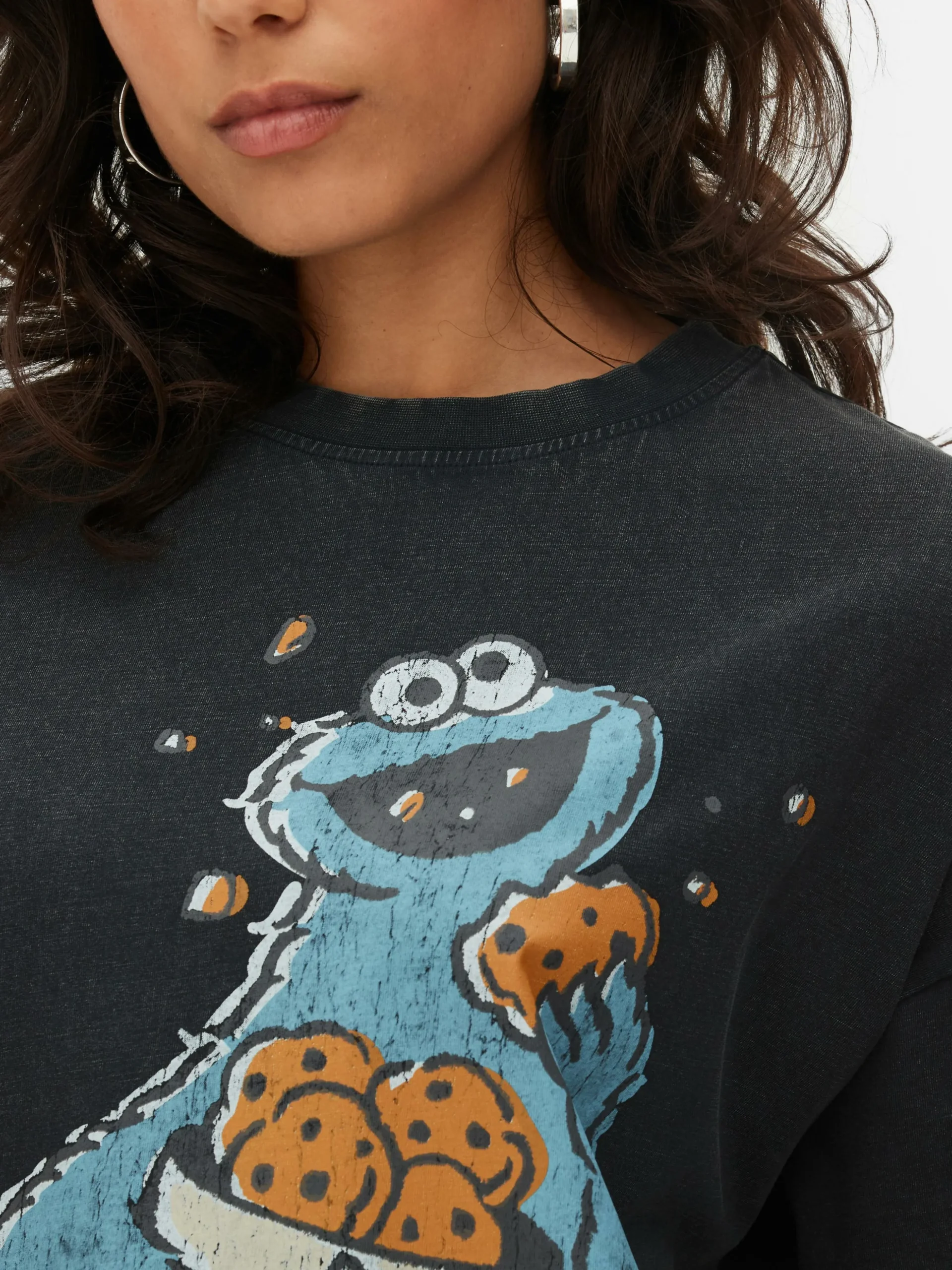 T-shirt Sesamstraat Koekiemonster