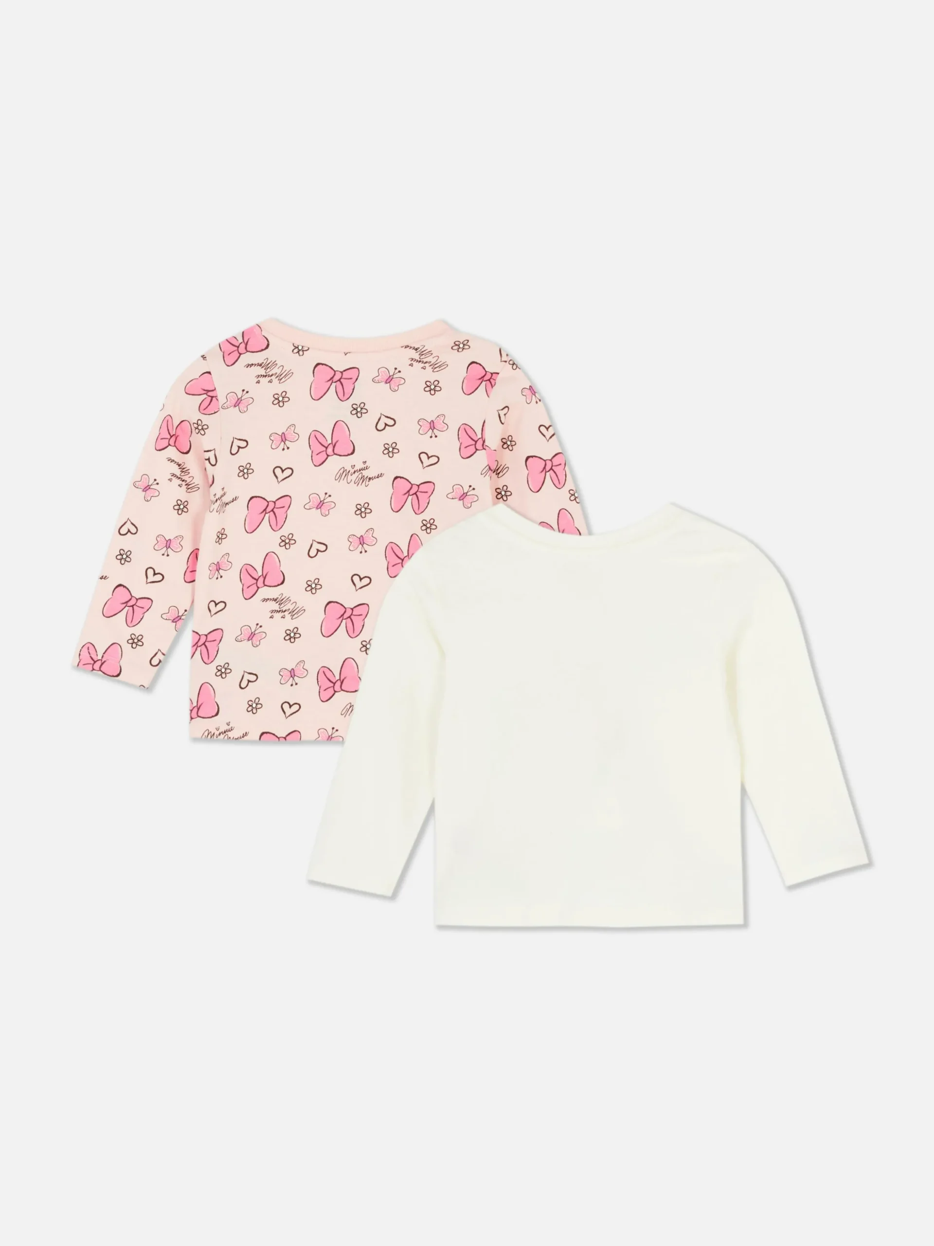 T-shirts Met Lange Mouwen Disney's Minnie Mouse , Set Van 2