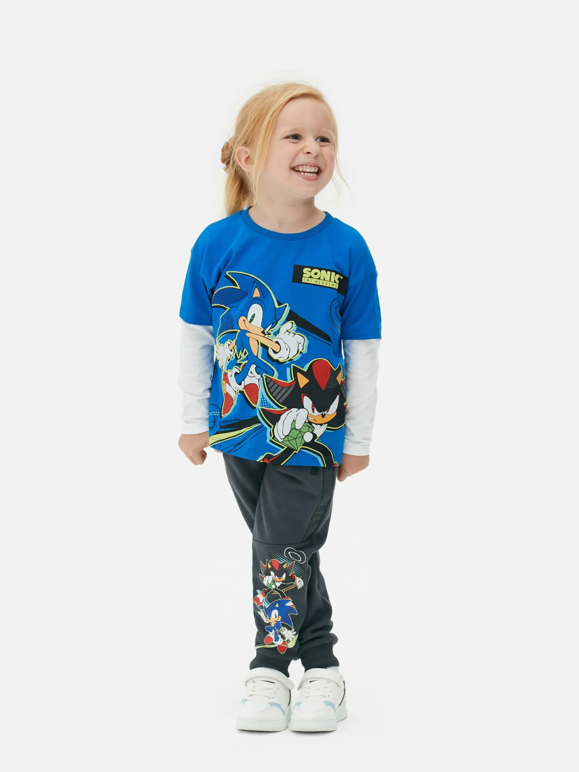 Tweekleurig T-shirt Sonic The Hedgehog