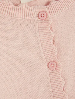 Vest Met Knoopsluiting En Geschulpte Rand