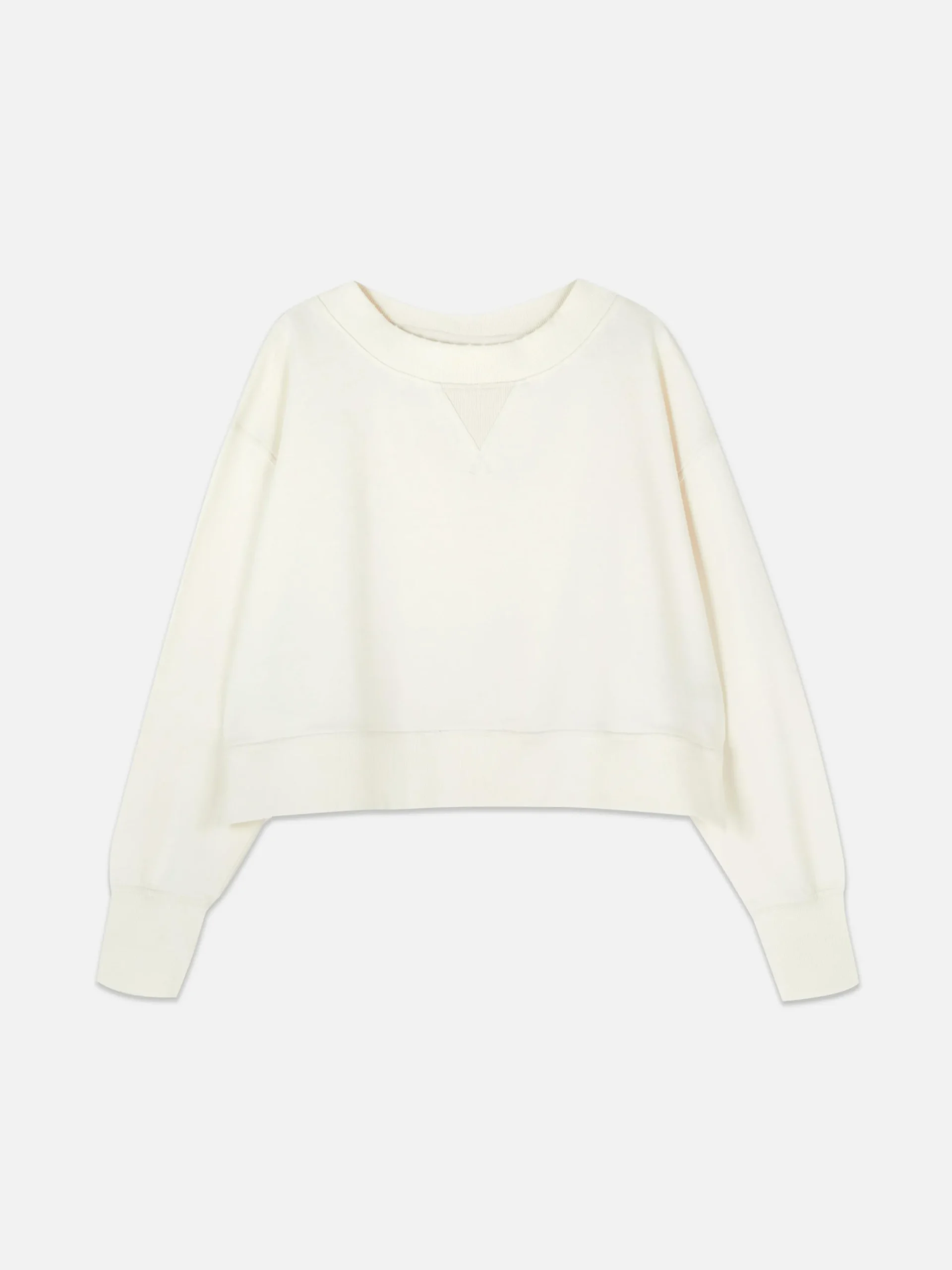Wijdvallend Sweatshirt Met Ronde Hals