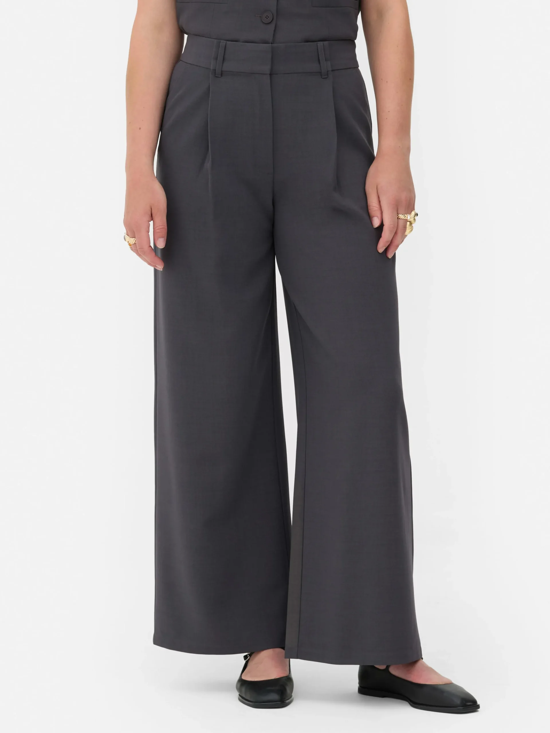 Wijdvallende Broek Met Dad-fit Rita Ora