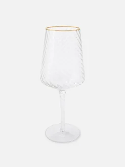 Wijnglas Met Swirl-effect