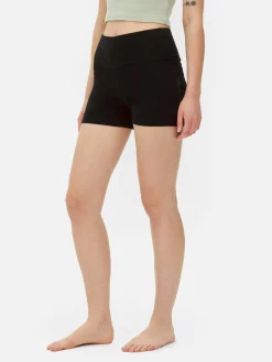 Yogashort Met Hoge Taille, Set Van 2