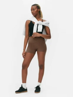 Yogashort Met Hoge Taille, Set Van 2