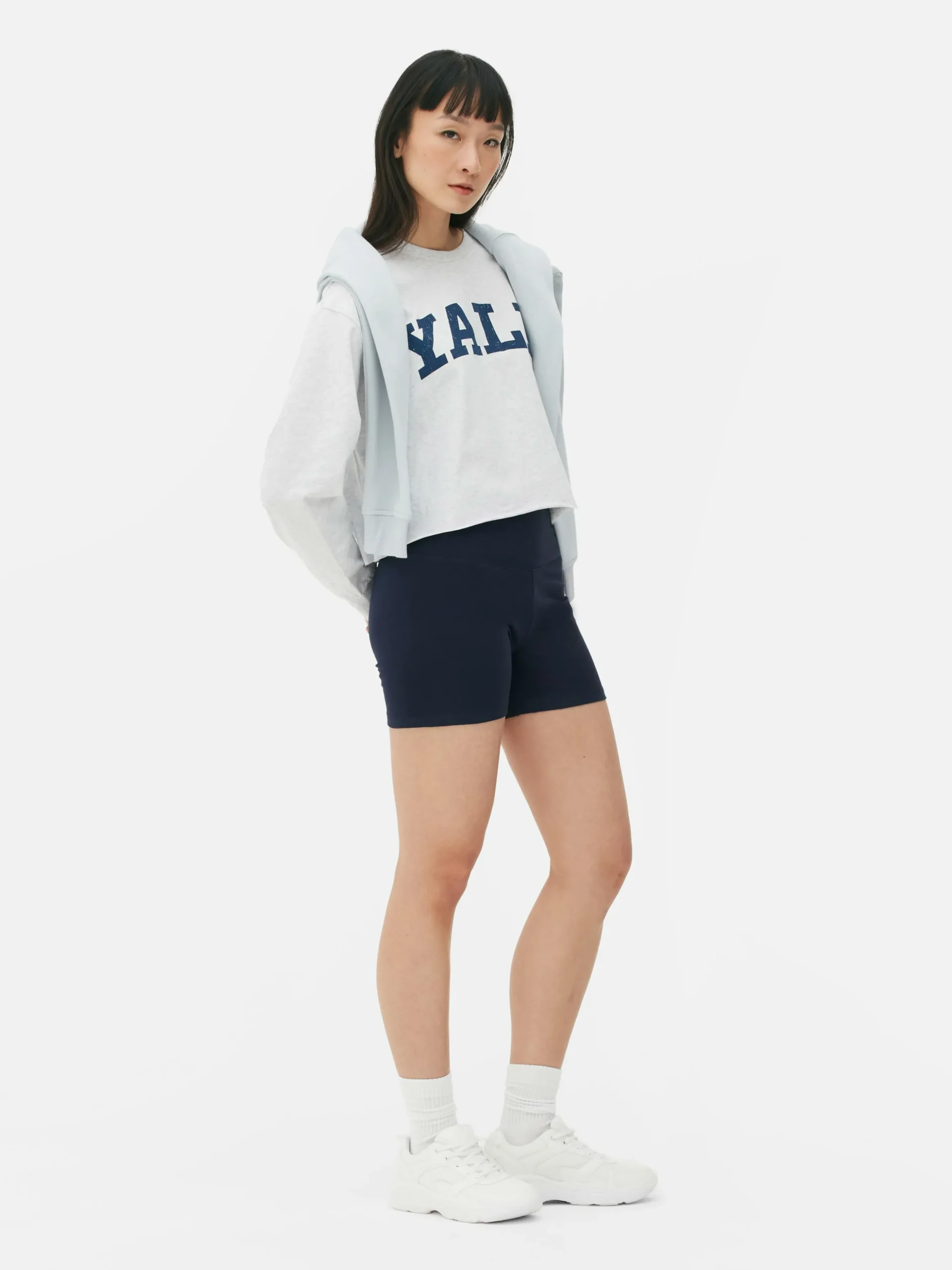 Yogashort Met Hoge Taille, Set Van 2
