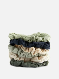 Zachte Micro-scrunchies, Set Van 6