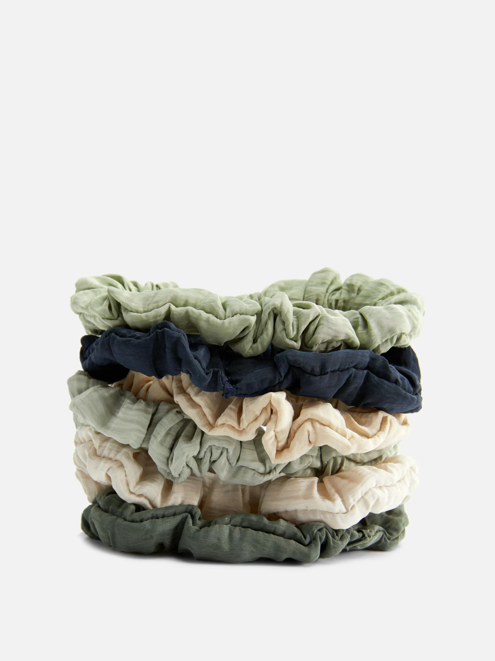 Zachte Micro-scrunchies, Set Van 6