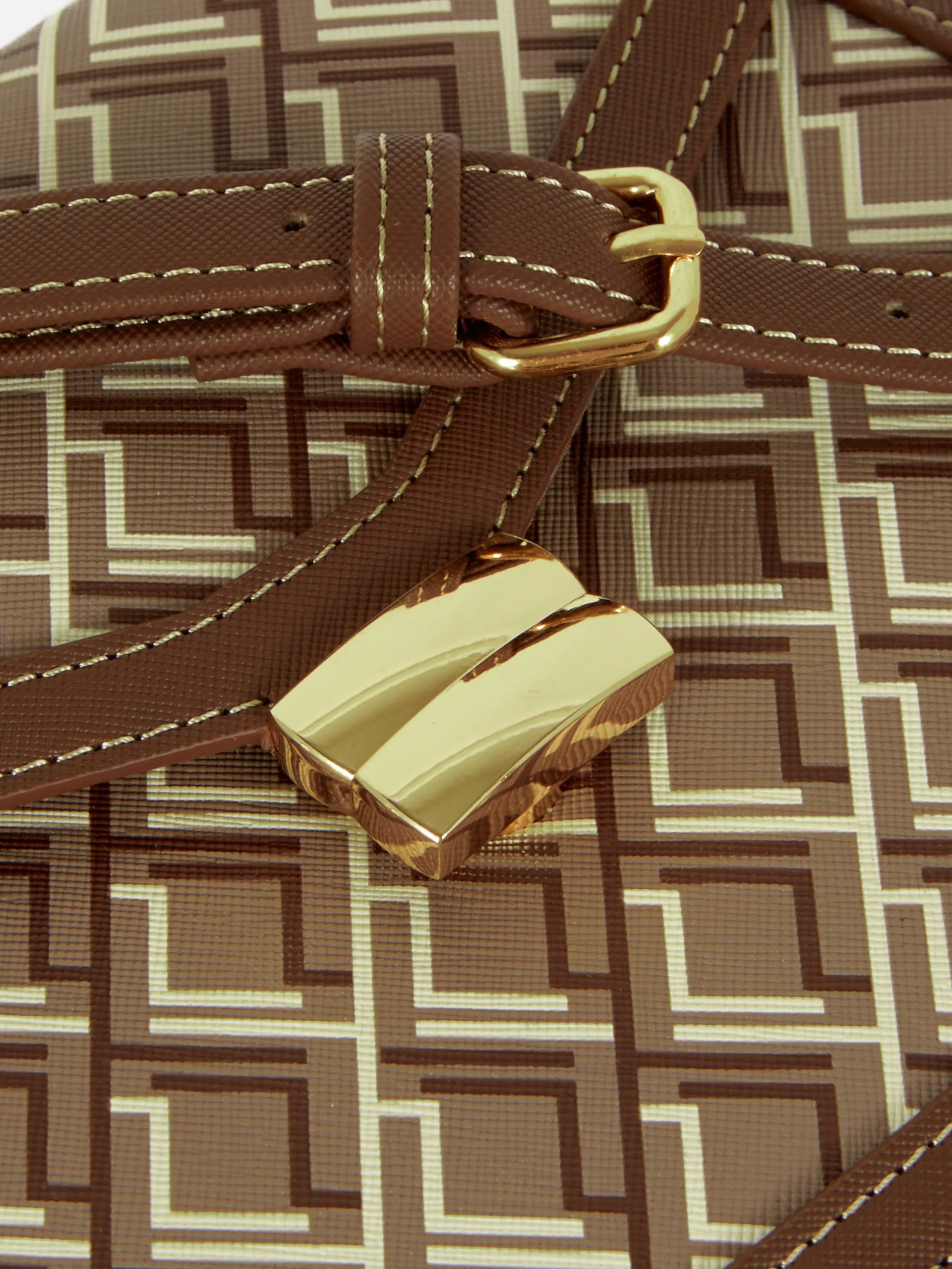 Zadeltas Met Monogramprint
